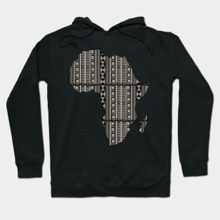 Boho Mud cloth (Black and White) Hoodie